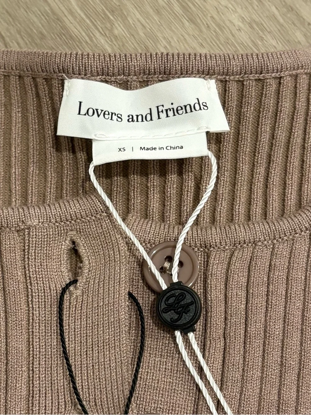 Lovers + Friends Larisa Henley in Mushroom Top